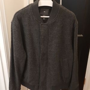 H&M Gray Bomber Jacket